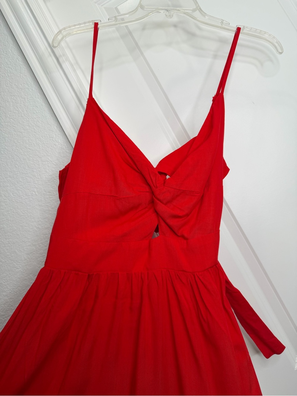 Twist & Keyhole Maxi Dress PINK Size LARGE NWT! - Picture 5 of 7